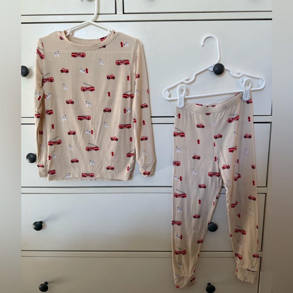 Brave little ones pajamas-fire trucks